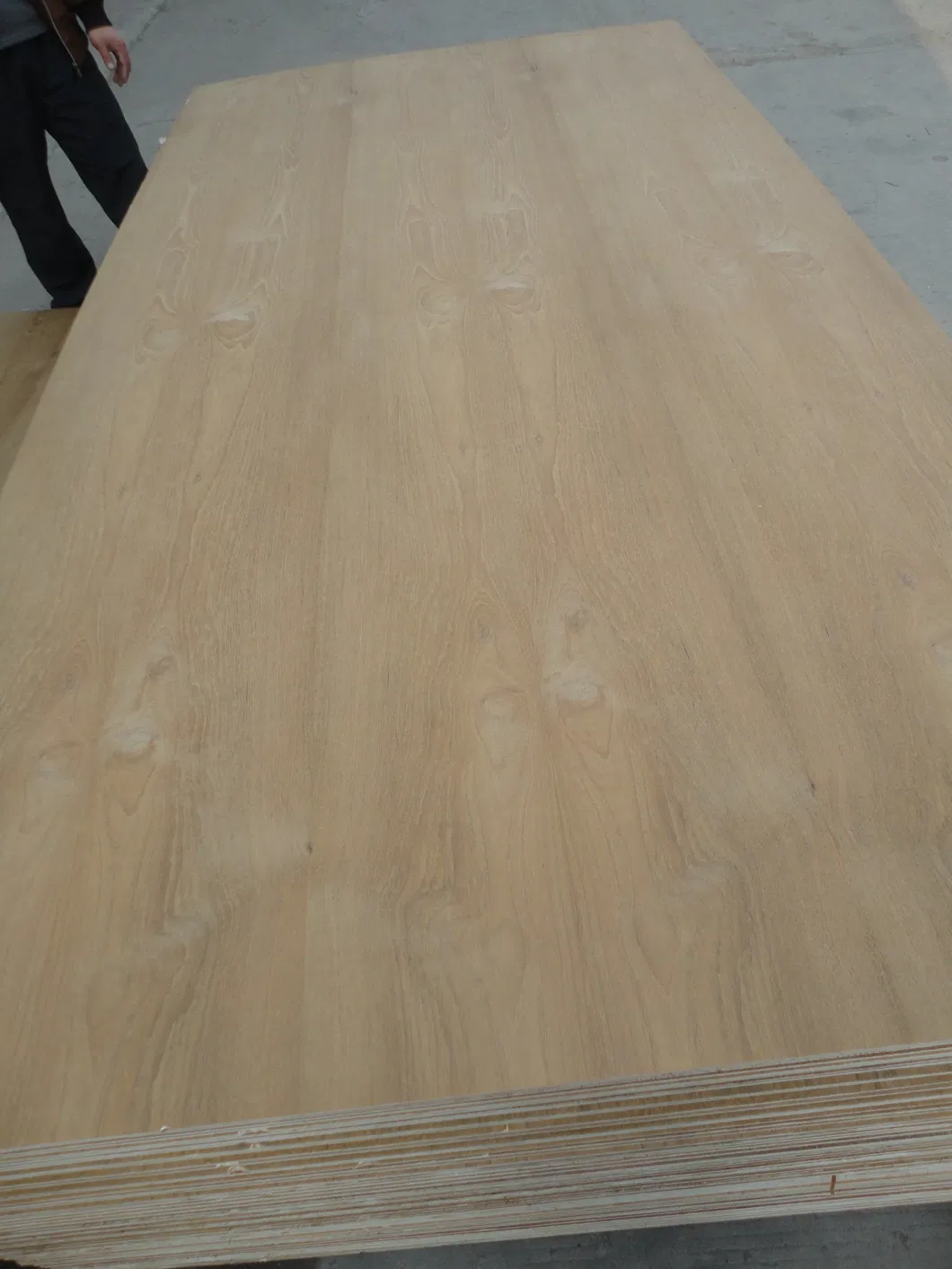 Ntural Flower Teak Fancy Plywood Hardwood Core 4.8mm-18mm