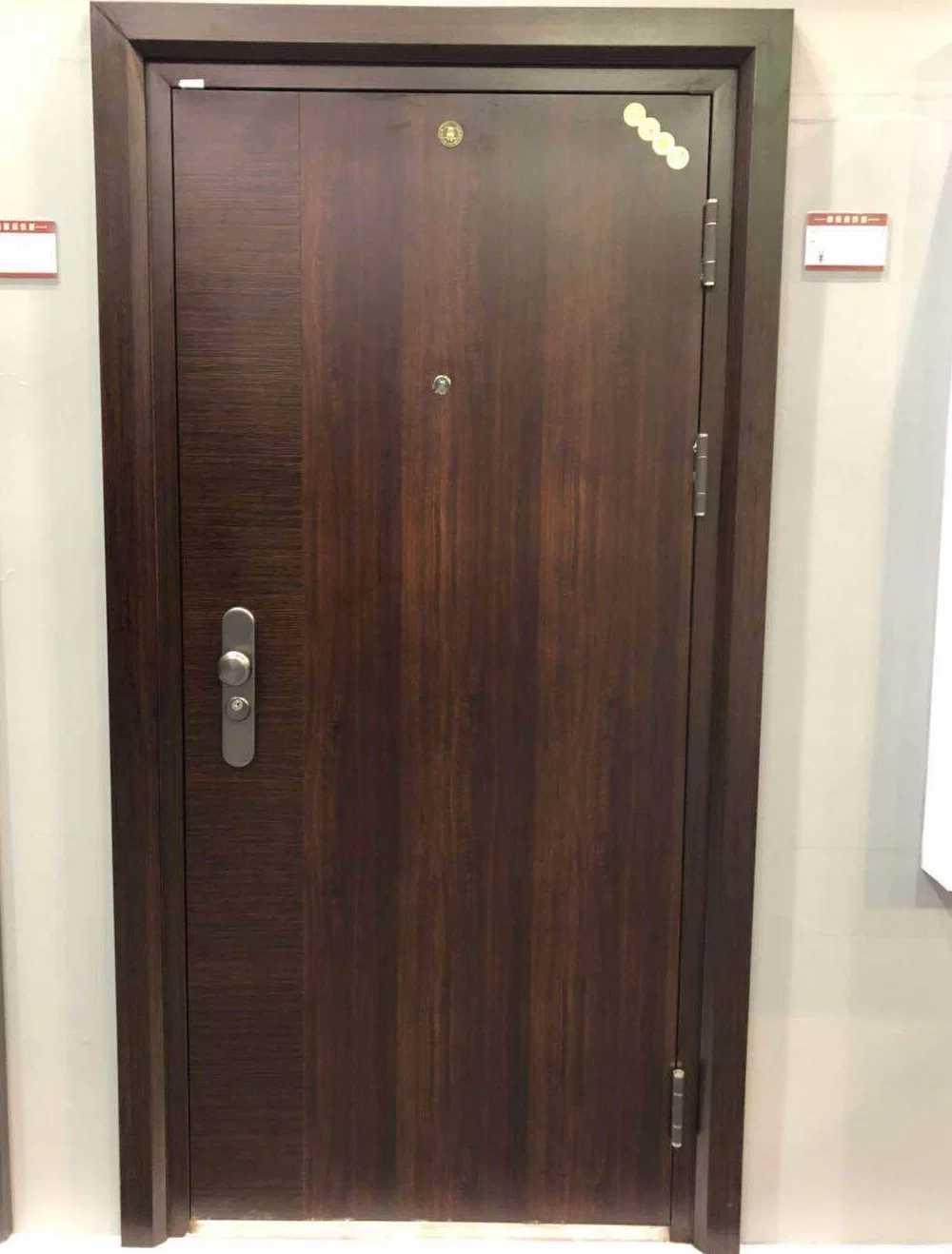 Prima Factory Custom Composite Teak Modern Plywood Main Internal Room Flush Panel Fire Rated MDF Timber WPC Solid Interior Hard PVC Wooden Door