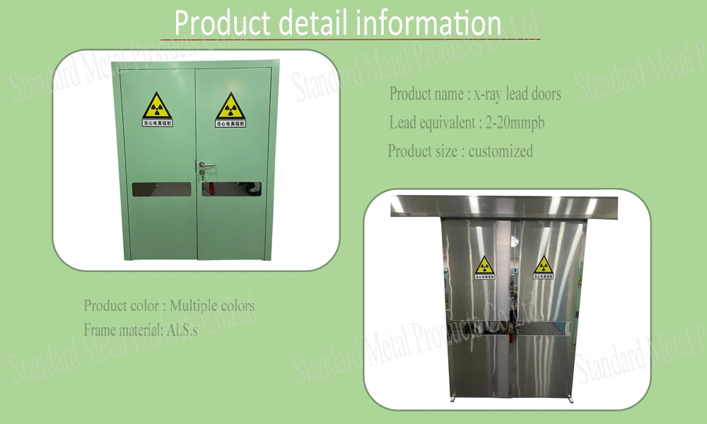 Manufacturers Stock Supply CT Nuclear Medicine Dr Anti-Radiation Spray Lead Door