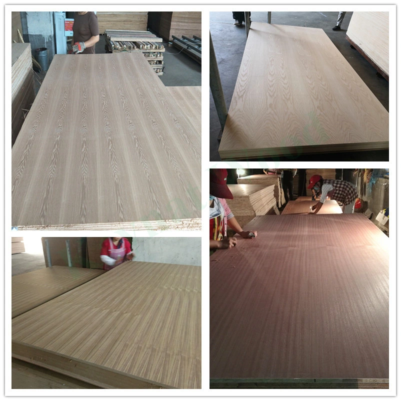 Oak Faced Plywood /MDF American Market Natural Red Oak / White Fancy Plywood E1 Artificial Veneer Poplar Hardwood Combi Dongstar