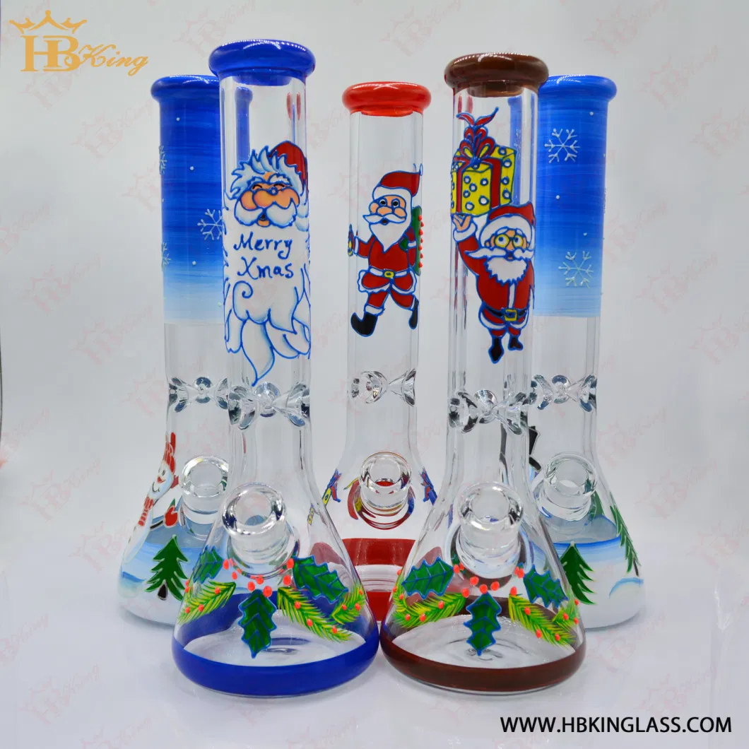 Hbking 14 Inches Simpsons Decals Beaker Base Hookah Glass Smoking Water Pipe New Designs