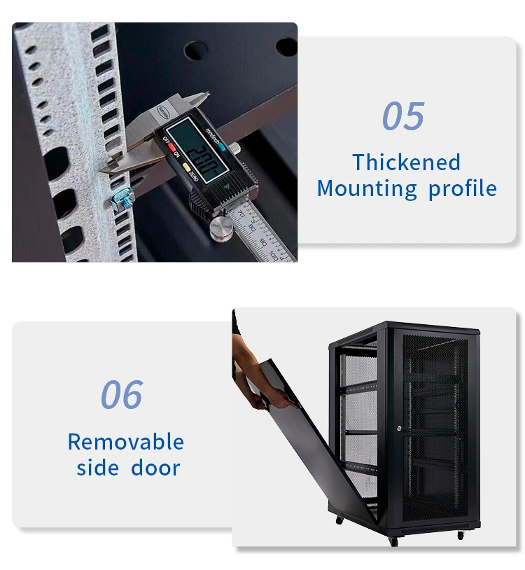 15u/18u/22u/27u/32u/37u/42u/47u Network Cabinet Server Rack 19 Inch Network Rack Net Door Stock