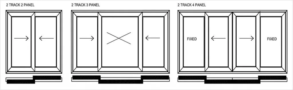 Excellent Quality Sliding Door Aluminum Balcony Exterior Sliding Glass Door Slim Frame Sliding Door