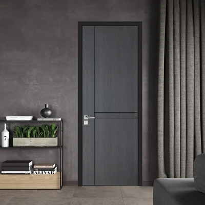 China aluminio marco vidrio insertado moderno de madera Sala de paciente Hospital Puerta
