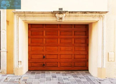 Aluminio automático moderno sobrecarga eléctrica deslizante de puerta de garaje seccionales de metal de acero galvanizado aislamiento Panel PU la puerta del garaje de la puerta de la puerta de casa residencial