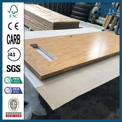 Jhk-F01-10 el cuarto de baño de núcleo sólido de madera doble giro de la puerta de RAS
