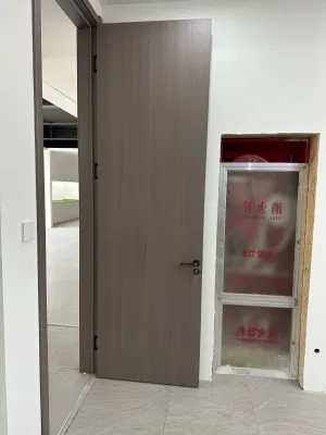 Madera hueca núcleo de madera Pintura libre Tamaño personalizado Melamina Puertas