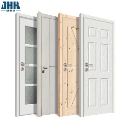 Jhk Interior Exterior blanco de madera MDF/HDF fabricante de puertas