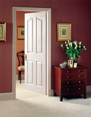 Prima PVC Cuarto de baño puerta Swing Sliding Custom Puerta de madera
