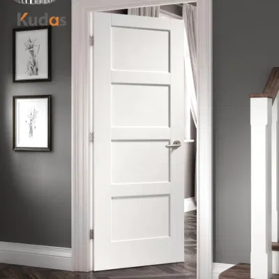 Personalizado de alta calidad moderno nórdico simple de madera de roble maciza puerta de agitador de interior