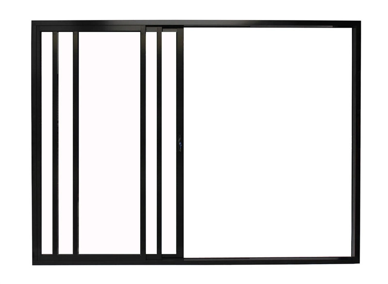 Villa Aluminium High Quality Tempered Glass Entrance Security Sliding Glass Automatic Door