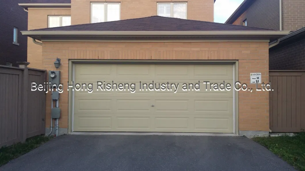Hot Sale Sectional Garage Door with Steel Insulated PU Foam Panel
