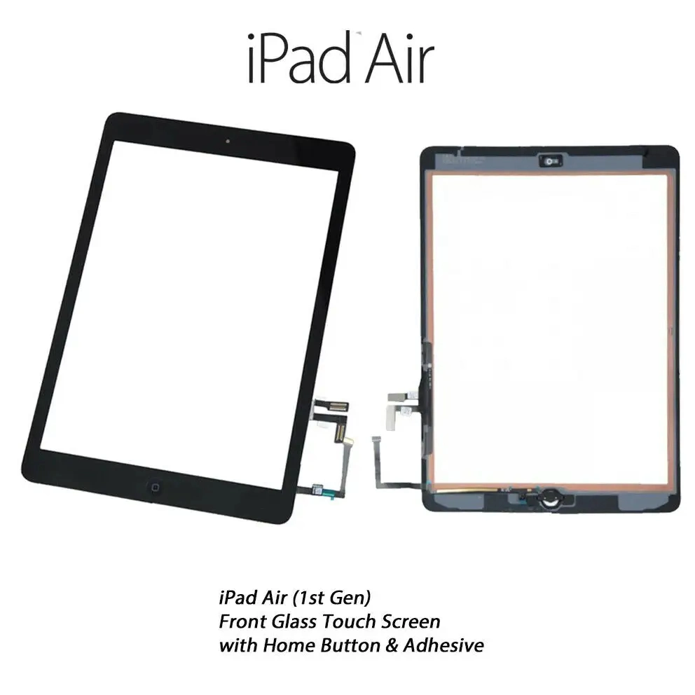iPad Air 1 iPad 5 LCD Outer Touch Screen Digitizer Front Sensor Glass Display Touch Panel Replacement A1474 A1475 A1476