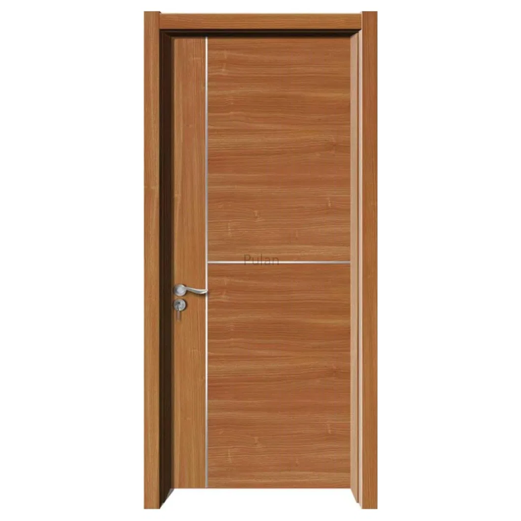 Good Quality Interior Wood Doors Cheap Price Classic Style PVC Laminated Door
