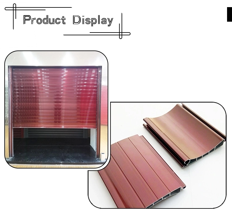 New Product European Type Roller Shutter Door Light Weight Steel Fast Insulated Aluminum Roller/Rolling Shutter Door