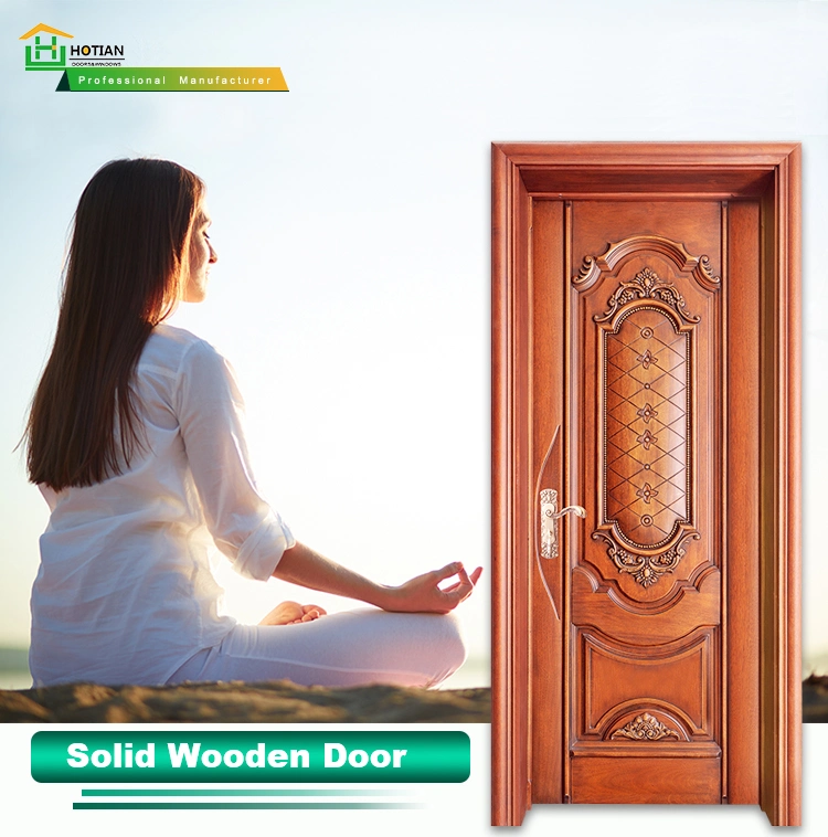 Luxury Design Apartment Handmade Carving Wooden Door Design