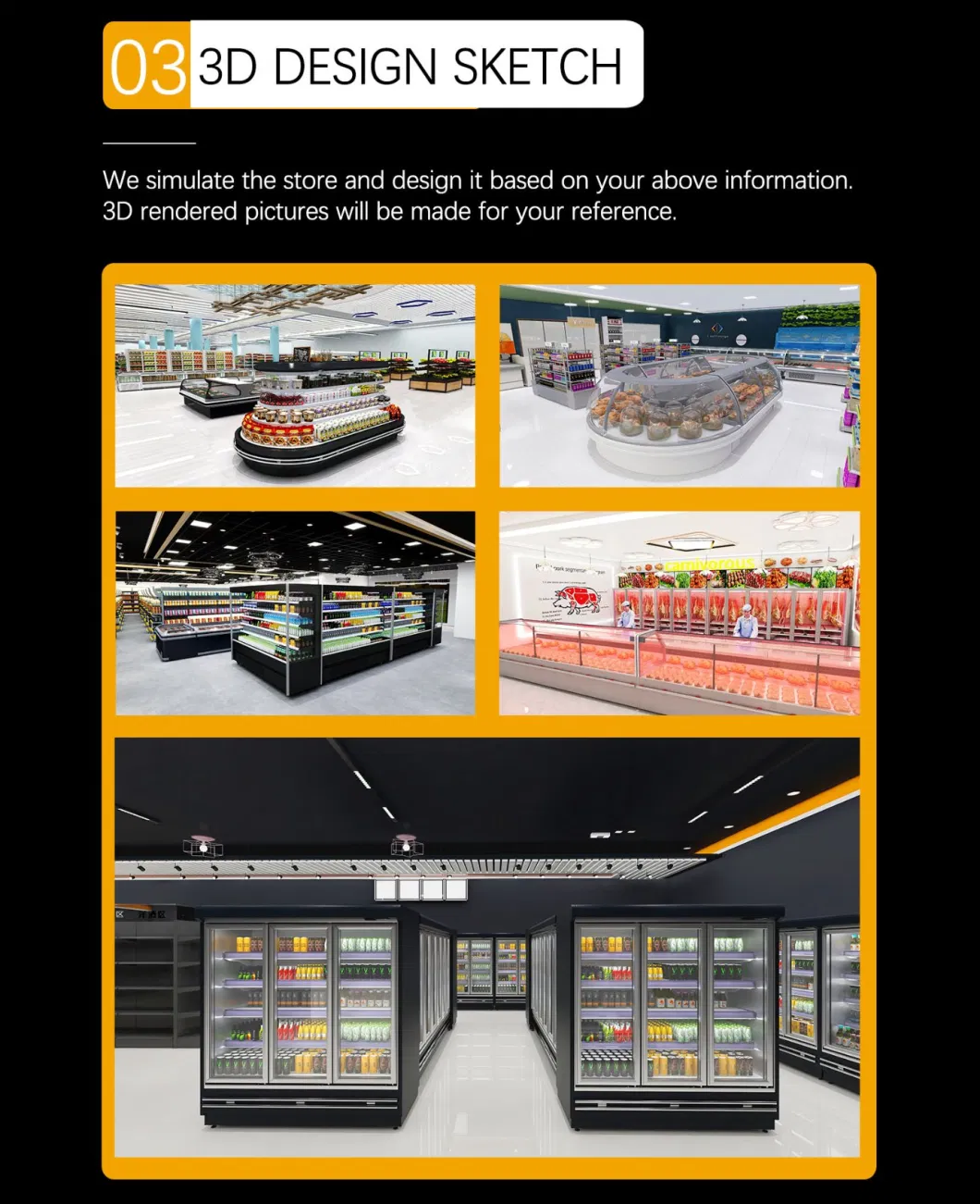 Modern Convenience Store Design Food Kiosk Layout Design