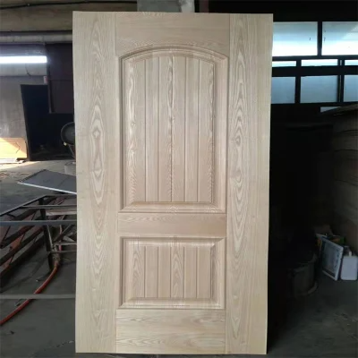 Single Wooden Top Quality Interior Room Design Wood Entrance MDF Smooth Door Skin Wooden