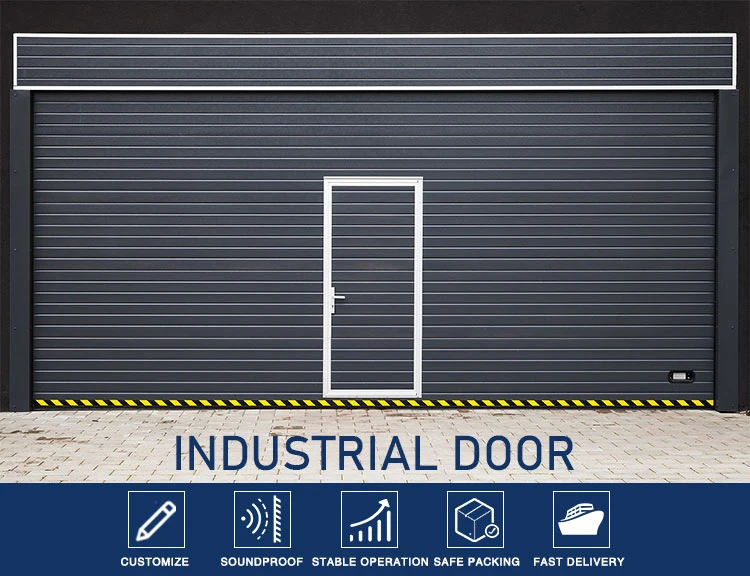 Builders Storehouse Folding Food Industrial Building Roll up Door 14X14 Aluminum Warehouse Door for Warehouse
