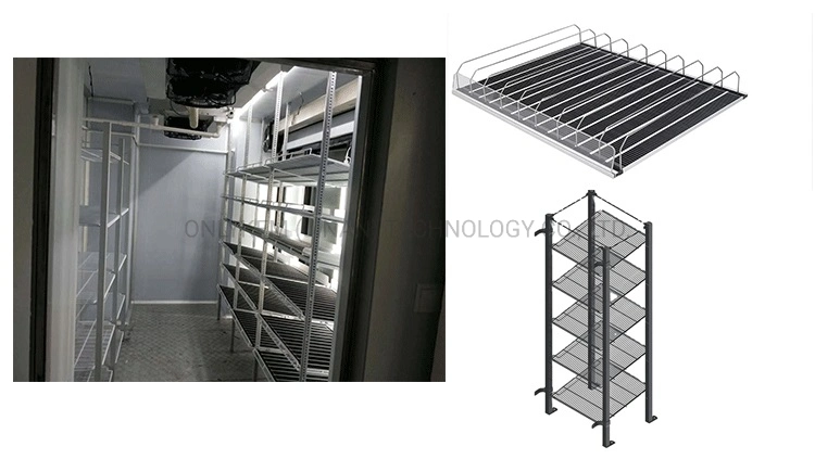 Walk in Cooler Room Glass Doors with Shelves for USA Market