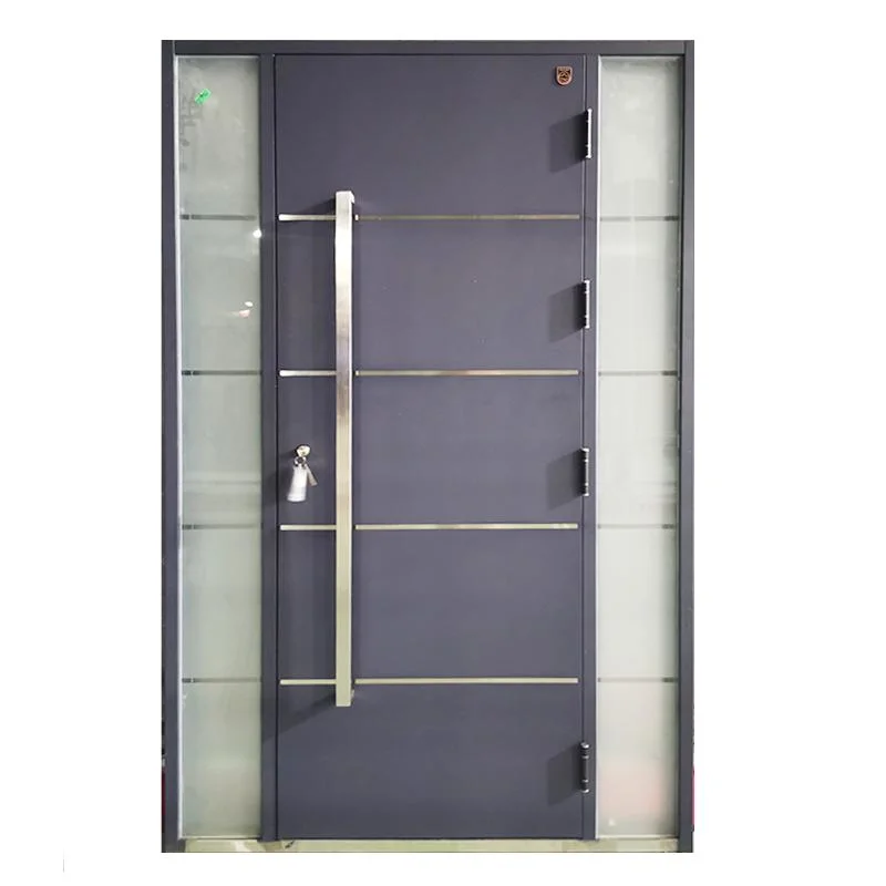 High Quality Exterior Entrance Front Main Gate Modern Residential Steel Security Door
