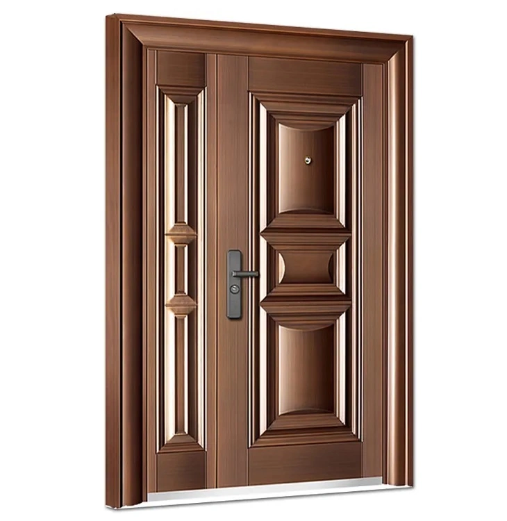 Fancy Luxry Custom Modern Door Design Exterior Front Steel Security Door