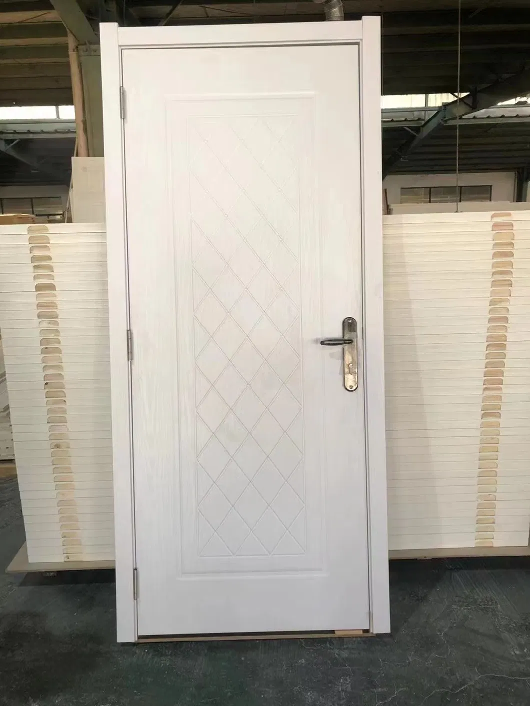 China Top Manufacturer Custom High Quality Bedroom Door Internal Room Door Design Modern Interior Wooden Door