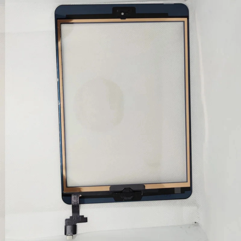 Digitizer Touch Screen Front Glass for iPad Mini 1 2 A1432 A1454 A1455 A1489 A1490 with Home Button and Adhesive