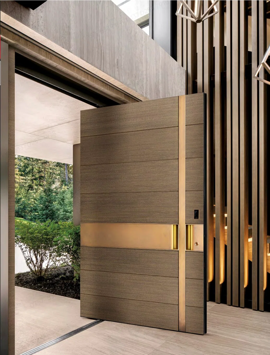 Italian Design Australian Villa Large Luxury Exterior Modern Entry Front Entrance Interior Pivot Door