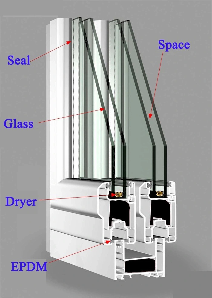 Aluminum Australia Standard Doors Exterior Patio Glass Sliding Door