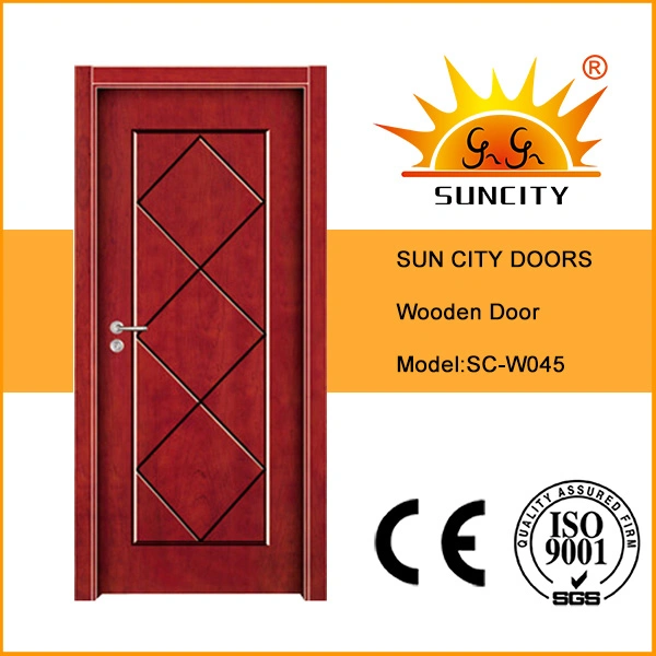 New Design Double Color Single Wooden Doors (SC-W045)