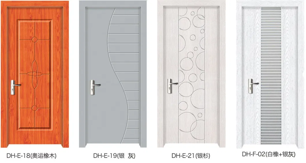 China Top Manufacturer Custom High Quality Bedroom Door Internal Room Door Design Modern Interior Wooden Door
