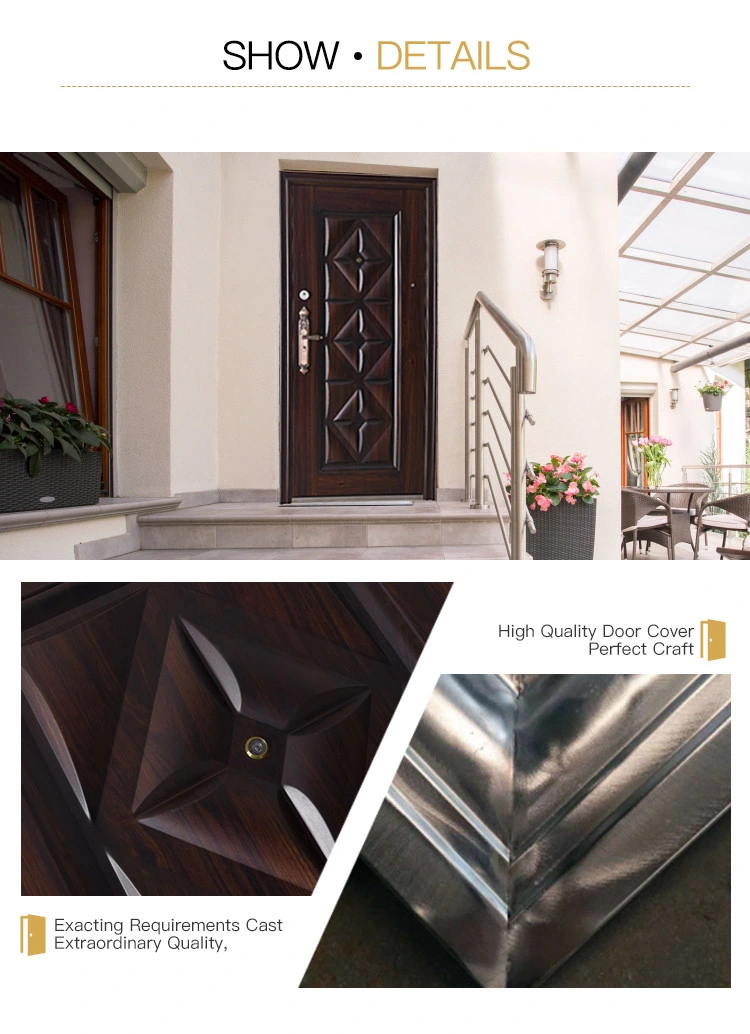 Exterior Entrance Front Main Gate Steel Security Doors Modern Residential