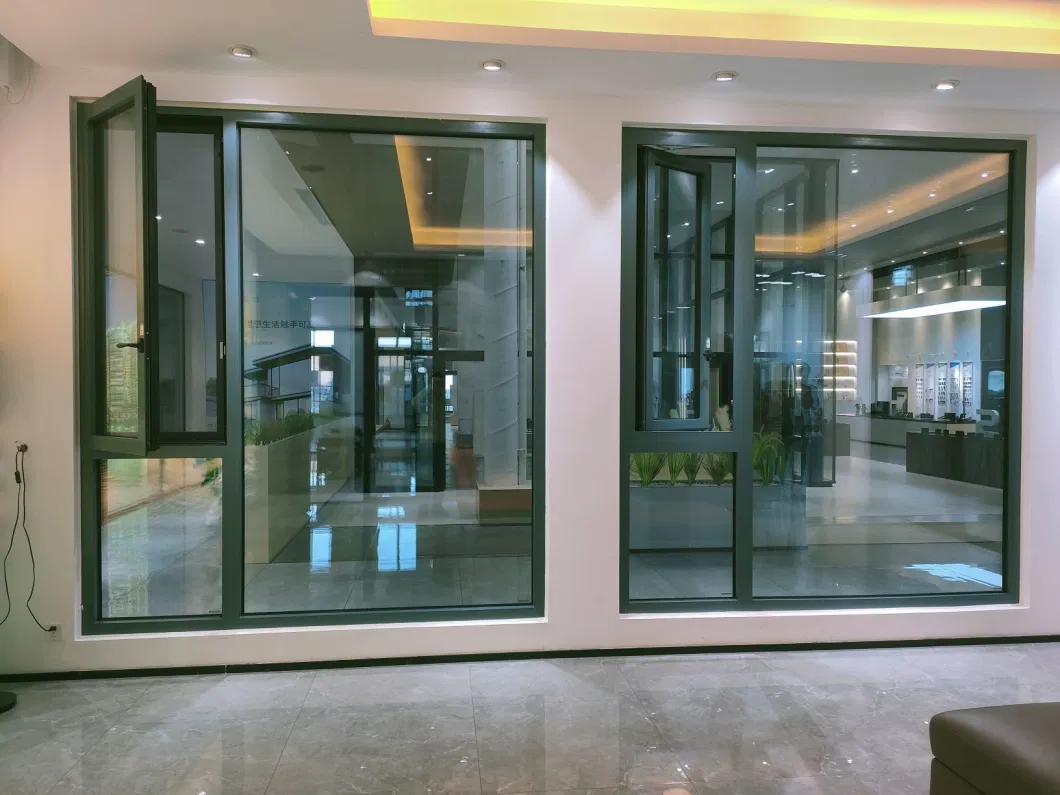 Exterior Residential Aluminium 3 Panel Thermal Break Double Glazed Stacking Sliding Patio Glass Door