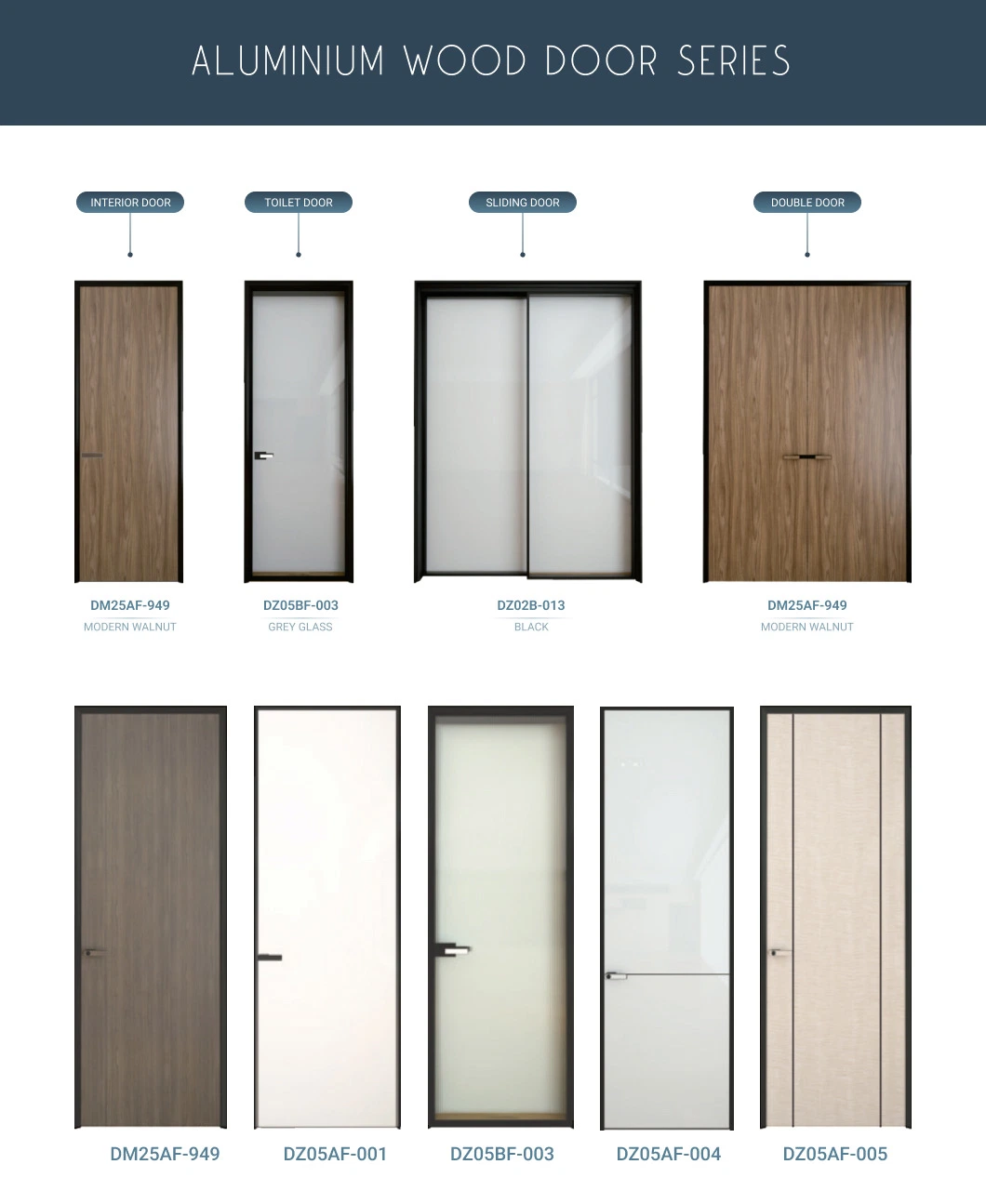 Modern Aluminium Wooden Solid Wood Interior Bathroom Waterproof Firerated Internal Swing Super High Kitchen Flush Door for Bedroom