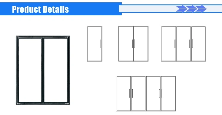 Supermarket Commercial Freezer Glass Door Grocery Store Cooler Glass Door