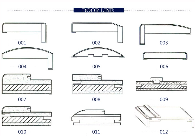 High Quality Half Light Fancy Interior French Wooden Doors with Side Panels