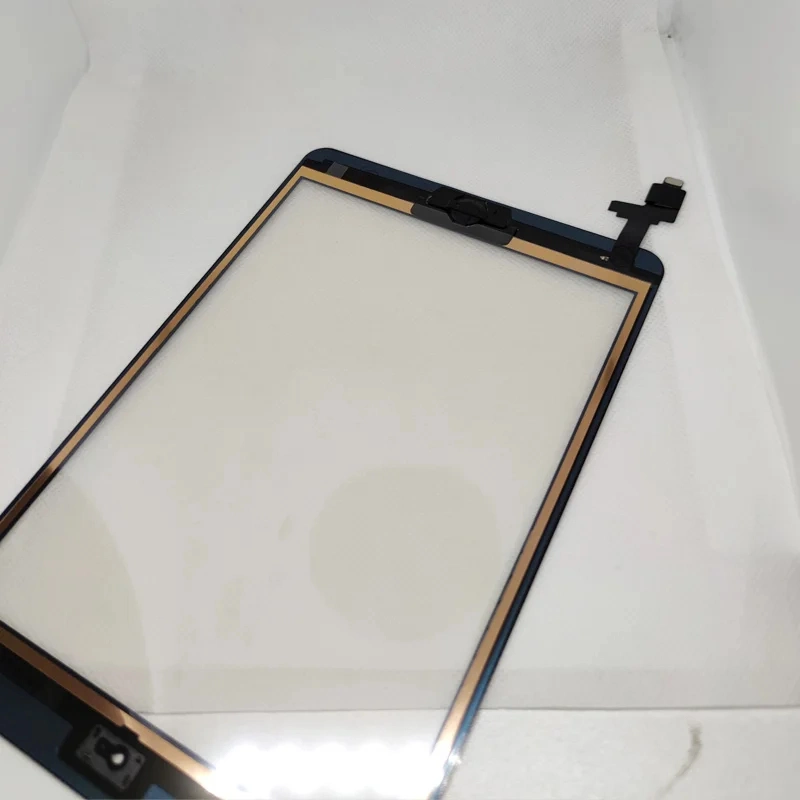 Digitizer Touch Screen Front Glass for iPad Mini 1 2 A1432 A1454 A1455 A1489 A1490 with Home Button and Adhesive