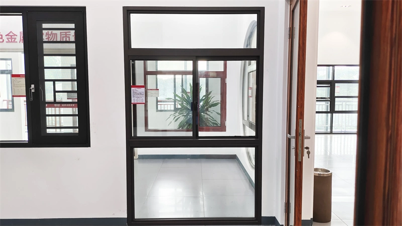 Villa Aluminium High Quality Tempered Glass Entrance Security Sliding Glass Automatic Door