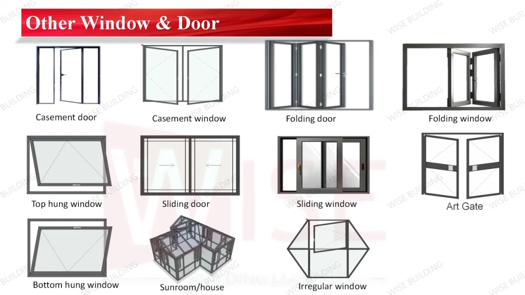 Model Window Panel Bifold Doors Aluminium Bifold Door in Foshan Aluminum Glass Patio Exterior Bifold Door Double