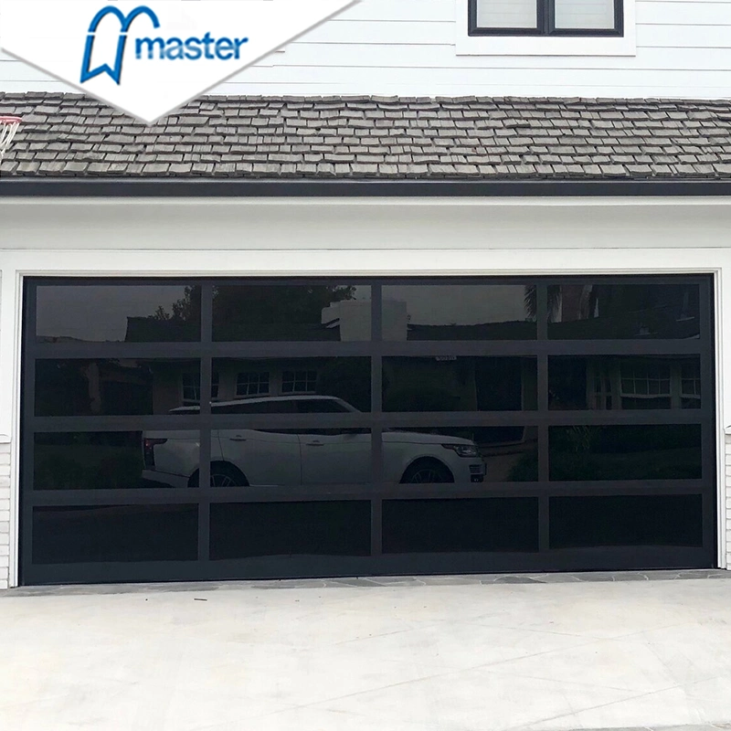 Insulated Frosted Clear Tinted Mirror Tempered Universal Aluminum Garage Door in Stock