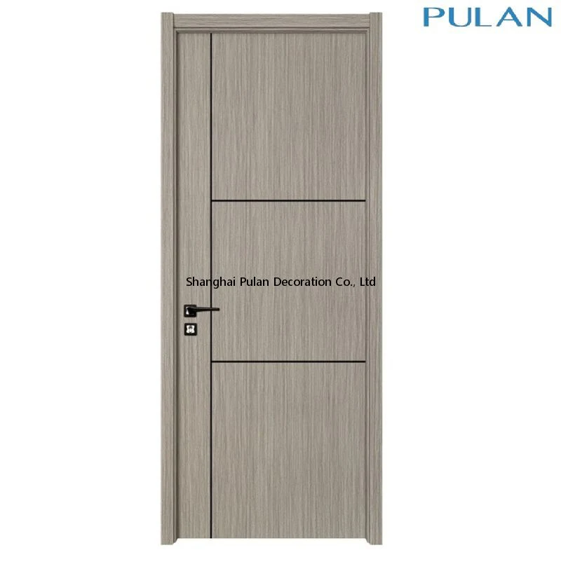 Melamine Wooden Modern Walnut Interior Veneer MDF Wooden Door Swing Door