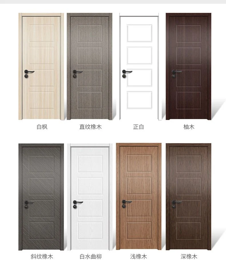 High Quality Interior Wooden PVC Door for Home