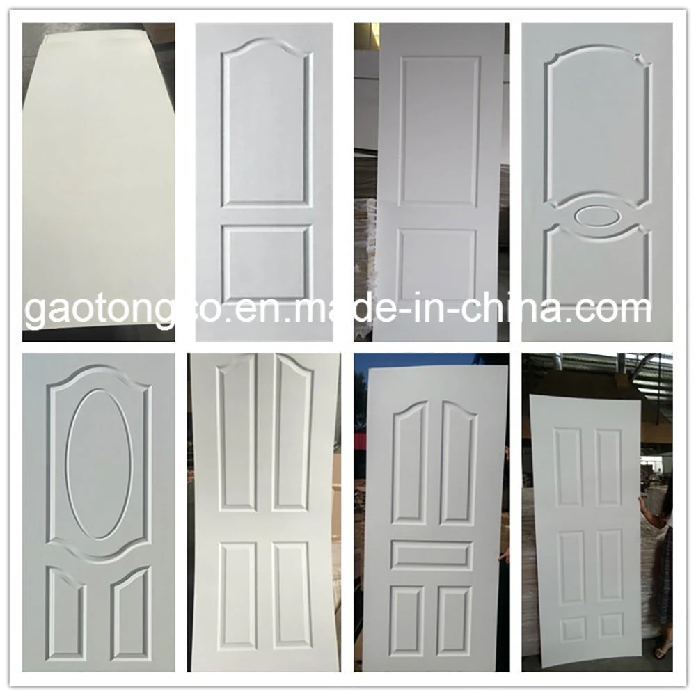 820*2050*3mm White Primer MDF HDF Moulded Door Skin Panel Interior Wooden Door