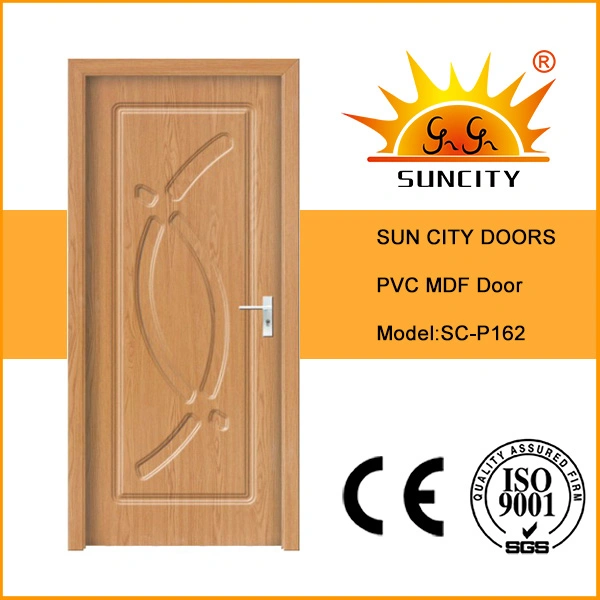 New Design Interior PVC Glass Sliding MDF Timber Doors Panel