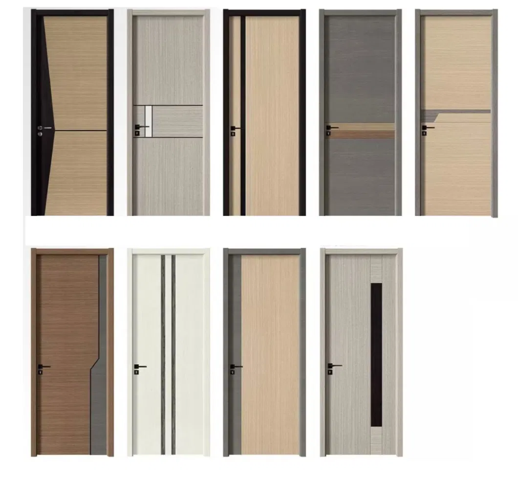 Modern Outdoor Double Solid Wood Front Door Exterior Main Entrance Door