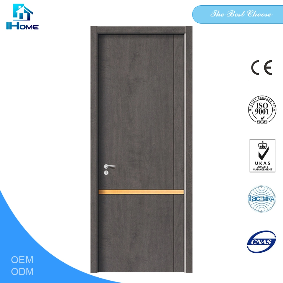 Hot Selling MDF Natural Black Walnut Veneer Wooden Door for Sales Price