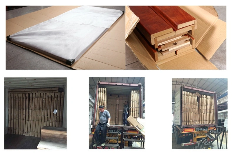 Wholesale Tempered Glass Inserts Solid Double Wood Doors Exterior