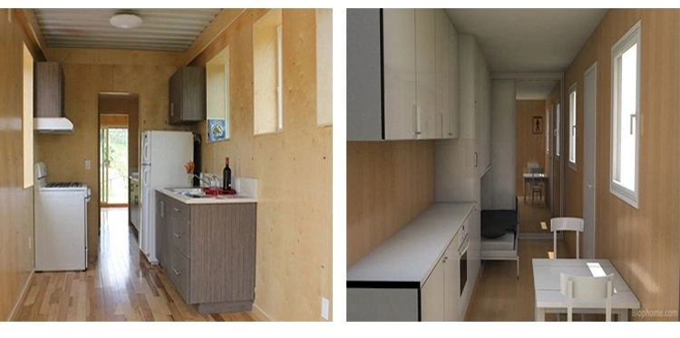 Container House Room Mobile Food Coffee Shop with Customized Window Door