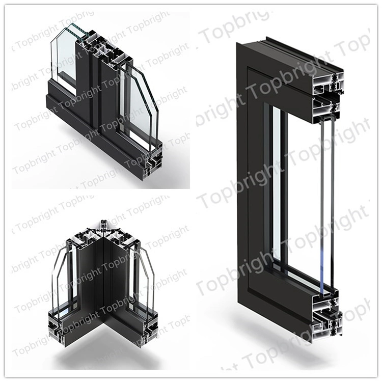 Modern Veranda Large Bi Folding Patio Burglar Proof Double Glass Accordion Design Partition Aluminium Folding Door Residential